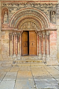 Door of the Collegiate church