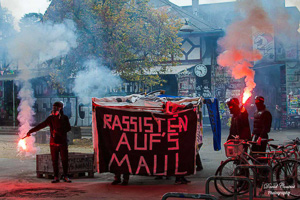Fake antifascist demonstration on 17.10.15 in Bern>